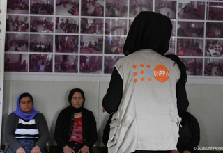 “Meeting individuals who had gone through the same challenges gave me the confidence and strength to move forward and stop dwelling on what broke me,” Ghalia. © 2018/UNFPA