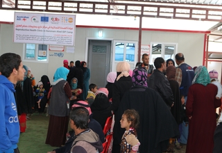 UNFPA Reproductive Health Clinic in Hamam Aleel camp, Mosul, Iraq
