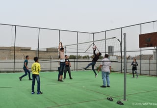 مركز سردم للشباب في مخيم كوركوسك للاجئين السوريين في العراق