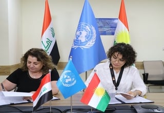 يعمل برنامج الأمم المتحدة الإنمائي وصندوق الأمم المتحدة للسكان والحكومة العراقية على تمكين الشباب لتحقيق أهداف التنمية المستدامة