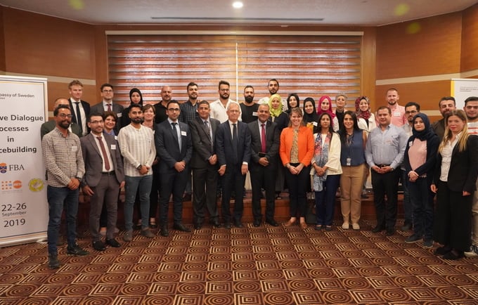 The five-day training will focus on collaboration and dialogue in sustaining peace © 2019/UNFPA Iraq