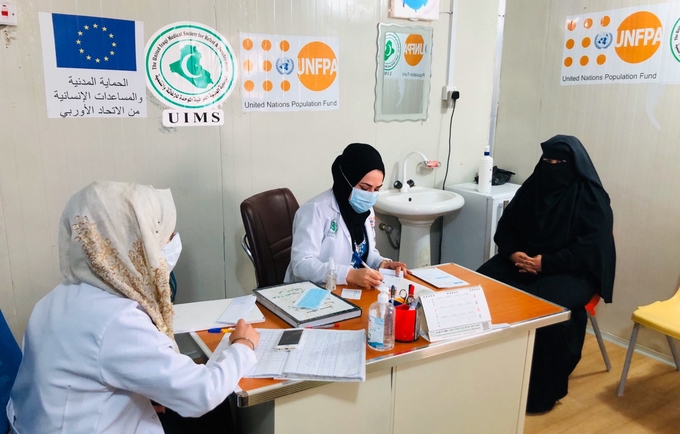 Women health workers continue to provide much needed services to women and girls across Iraq. © 2020/ photo by UIMS
