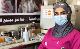 “Being a midwife is my calling,” - Hawrin, 27-year-old midwife at Khazir camp RH clinic.​