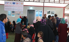 UNFPA Reproductive Health Clinic in Hamam Aleel camp, Mosul, Iraq