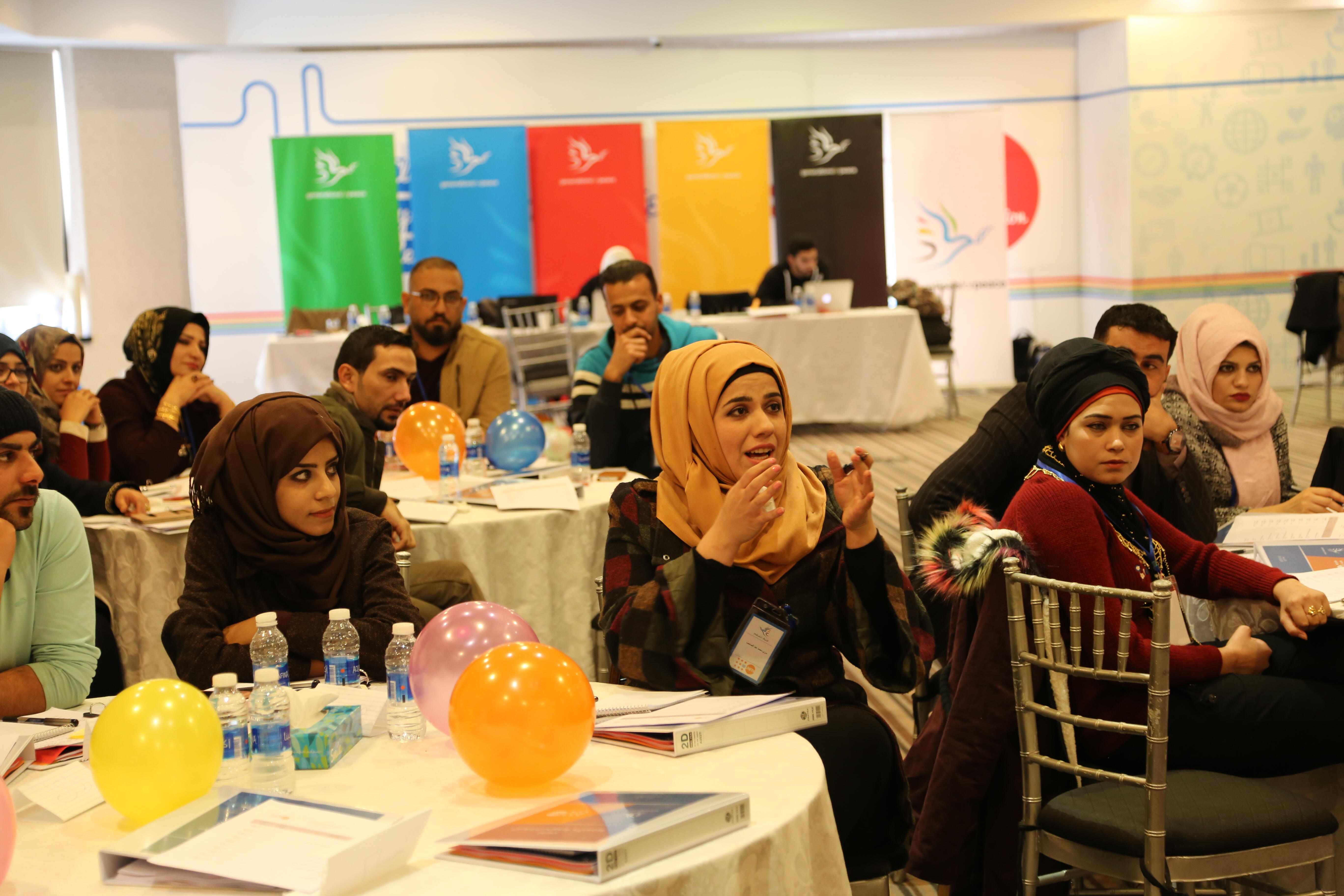 Thirty youth from Iraq participated in the leadership training in Amman/© Generations For Peace 