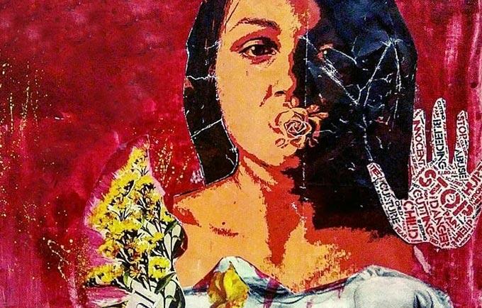 Without urgent action, the situation for women and girls could worsen. Artwork by Fatma Mahmoud Salama Raslan.
