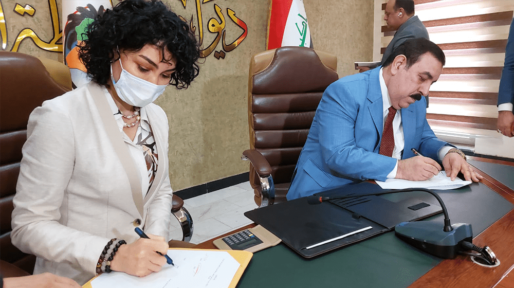 UNFPA, Anbar Governorate Sign Framework to Enhance Services to Women and Girls (c) 2021/UNFPA Iraq