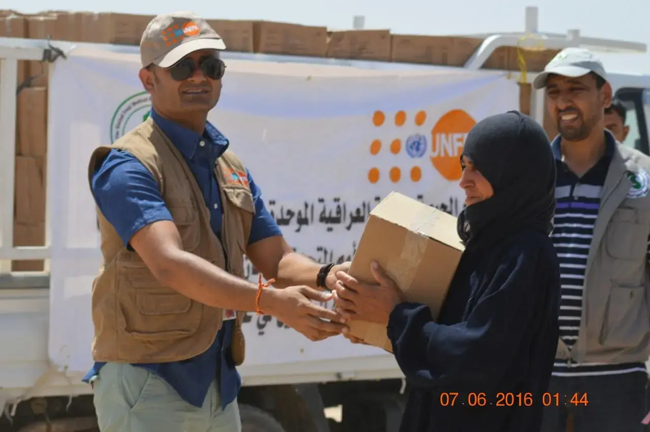 UNFPA Iraq Representative visit to Ameriyat Al-Fallujah, Central Iraq