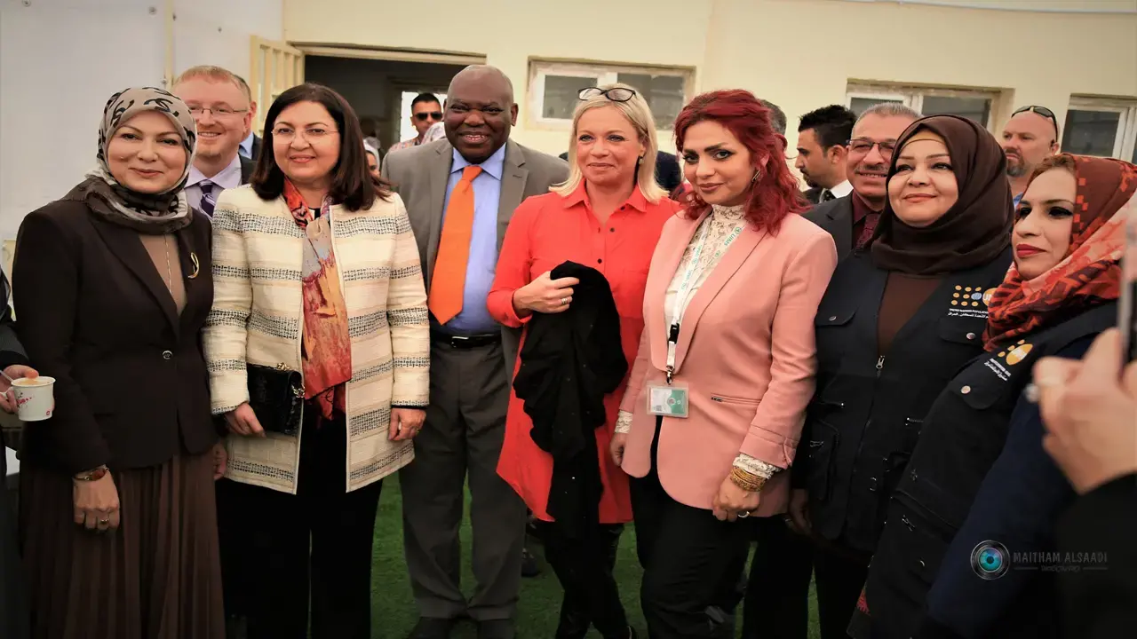 The First Lady of Iraq and the UN SRSG visit the UNFPA-Supported Women Shelter in Baghdad