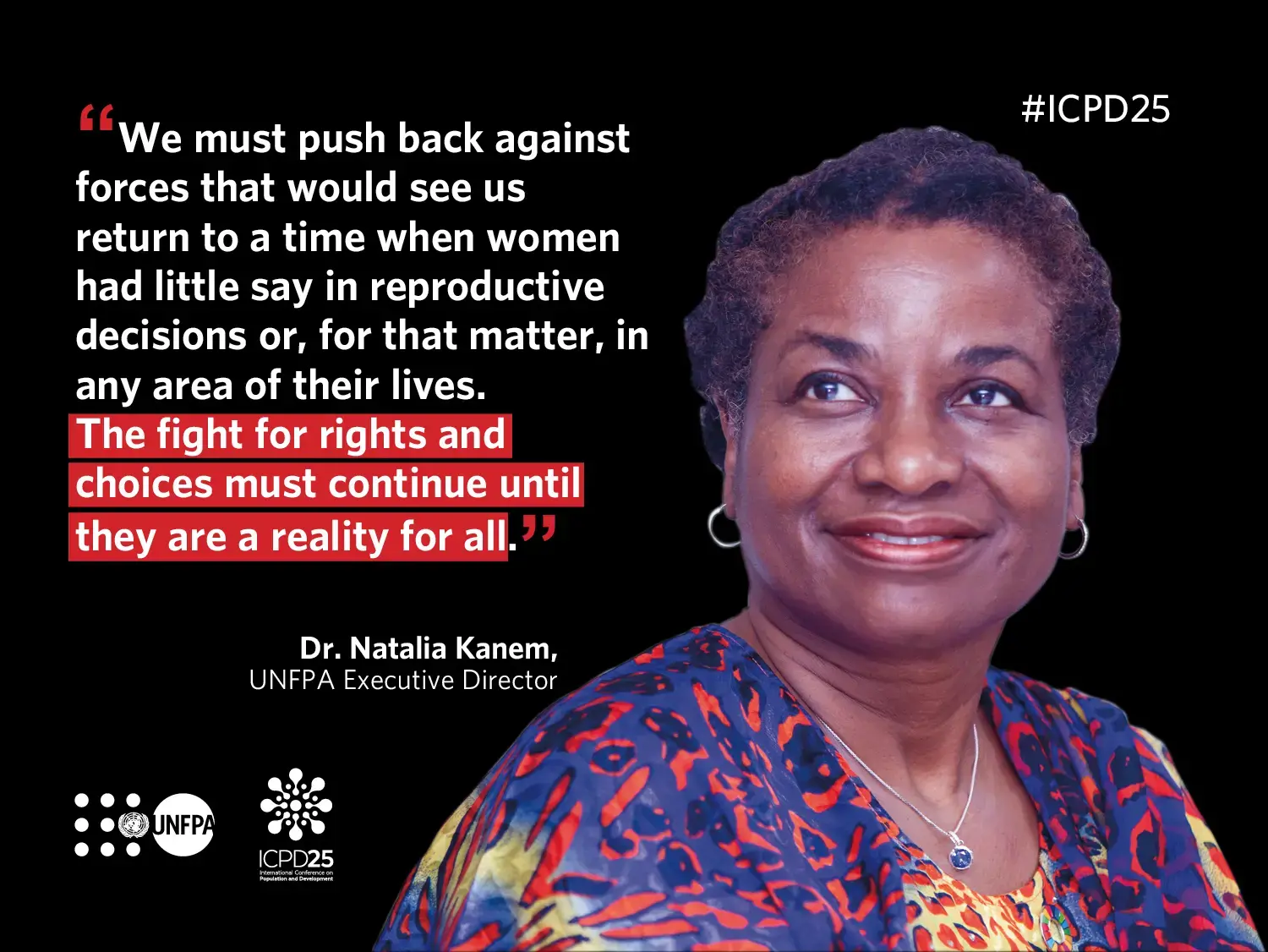 Statement by UNFPA Executive Director Dr. Natalia Kanem on WPD 2019