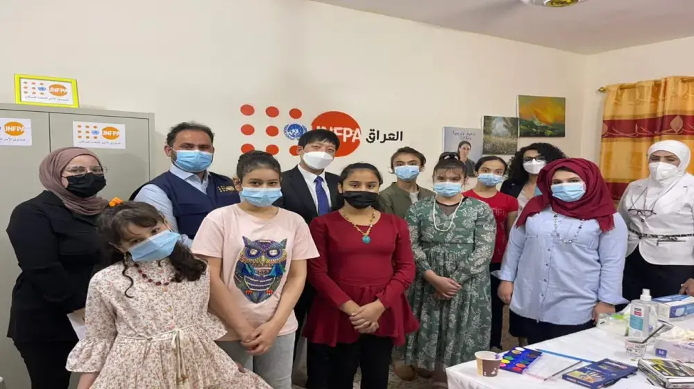 KOICA Representative visits UNFPA-supported Women Community Centre in Baghdad