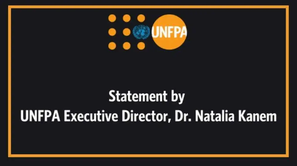 Statement by UNFPA Executive Director Dr. Natalia Kanem - International Day of the Girl