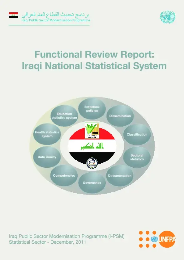 Functional Review Report: Iraqi National Statistical System